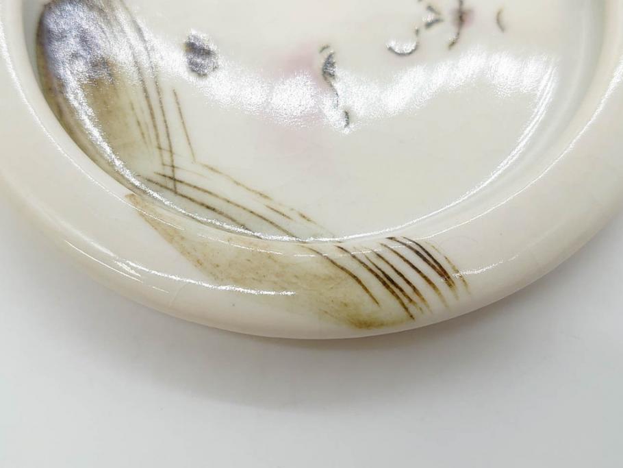 時代物　陶器　おかめ　天狗　寿　染付　様々な組み合わせが楽しめる引手6点セット(引き手、耕山、取っ手、ハンドル、把手)(R-079113)