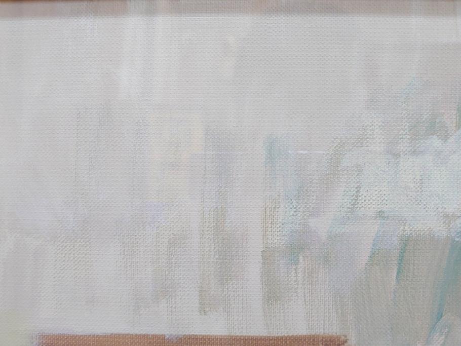 真作　吉野谷幸重　「踊り子」　F12(12号)　絵画(油絵、油彩、人物画、女性、バレリーナ、肉筆、サイン入り、額装)(R-079123)