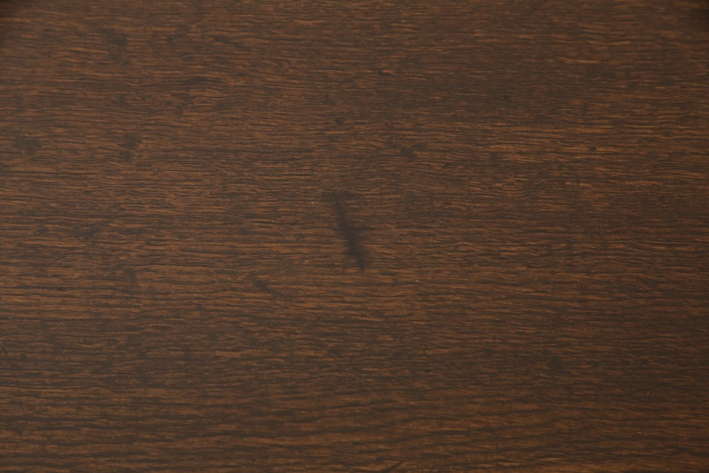 和製アンティーク　栓材　渋い色合いとレトロな佇まいが魅力の角ちゃぶ台(ローテーブル、座卓、折りたたみテーブル)(R-051432)