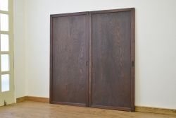 ★木目の良い一枚板板戸2枚セット