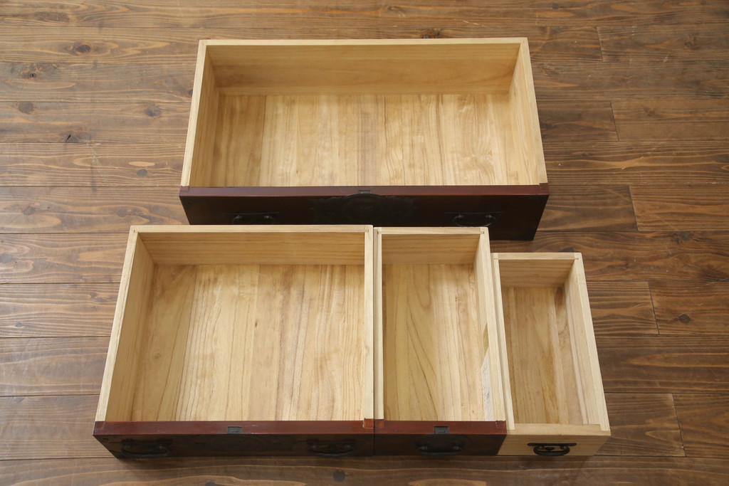 和製ビンテージ 美品 岩谷堂箪笥 伝統工芸士「菊広」作 木地呂 和製ビンテージ 美品 岩谷堂箪笥 伝統工芸士「菊広」作 木地呂