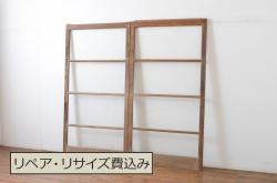 アンティーク建具　激レア　希少!!　最高級　山本博作　漆塗り　楠(クス)材　美談武者八景の浮世絵を彷彿!!　緻密な意匠が躍動感と雅やかさを表現する彫刻欄間1枚(明り取り、明かり取り、在銘有り)(R-072972)