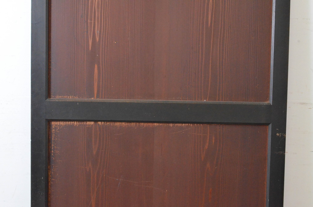 アンティーク建具　上質な和の趣き溢れる帯戸1枚(板戸、引き戸)(R-064930)