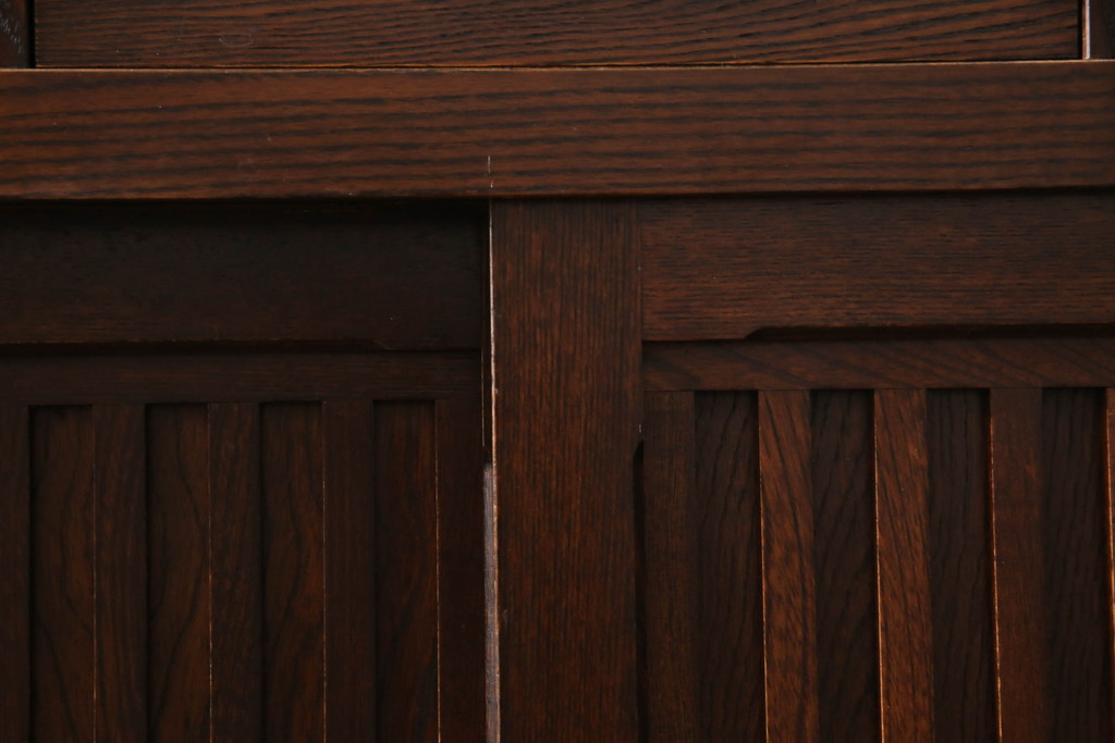 中古　美品　上質な和の空間を演出する水屋箪笥サイドボード(サイドキャビネット、収納棚、戸棚、食器棚、茶箪笥)(R-071603)