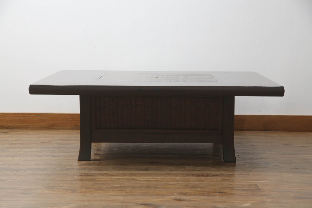中古 美品 九州民芸家具 小ぶりで使いやすい囲炉裏テーブル(火鉢
