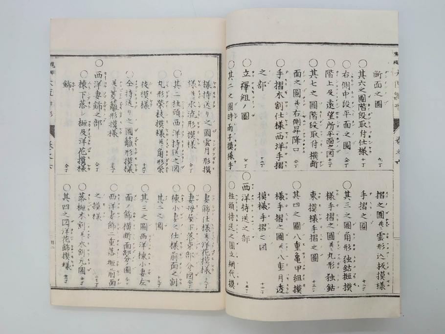 和洋建築新雛形　亀田吉郎平著　精華堂　全六巻(古書、和本、設計、図面、工匠、大工、資料)(R-073367)