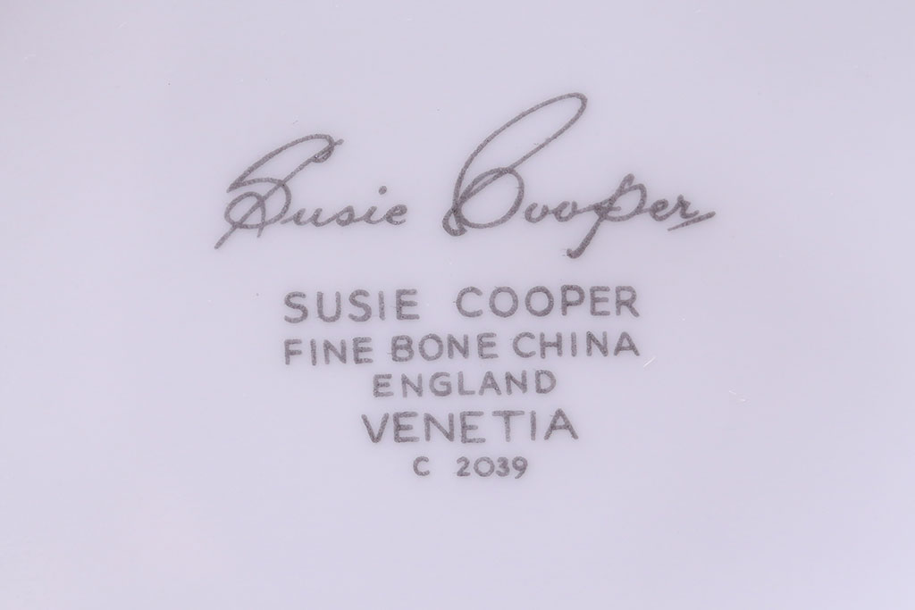 イギリスビンテージ　Susie Cooper(スージークーパー)　VENETIA(ヴェネチア)シリーズ　ポット(洋食器)