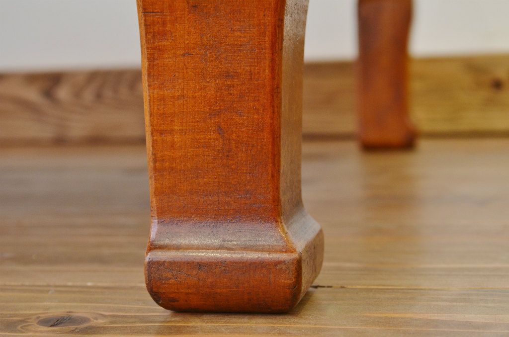 アンティーク家具　古い木の天板一枚板 座卓(アンティーク)