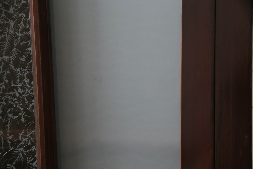 和製アンティーク　上手物!!　大正ロマンの雰囲気を高める漆塗りの大きな本箱(本棚、ブックケース、収納棚、書棚、戸棚、キャビネット、店舗什器)(R-069451)