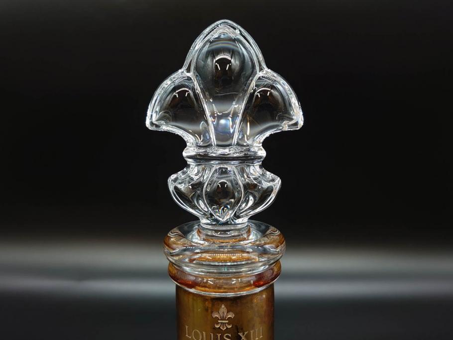 フランス　Baccarat　バカラ　REMY MARTIN(レミーマルタン ルイ13世)　CAMUS(カミュ)　高級感漂うデキャンタ3点セット(空ボトル、空き瓶、空瓶、デカンタ、酒器、飾りボトル、フルレッドクリスタルガラス、ディスプレイ、硝子)(R-079142)