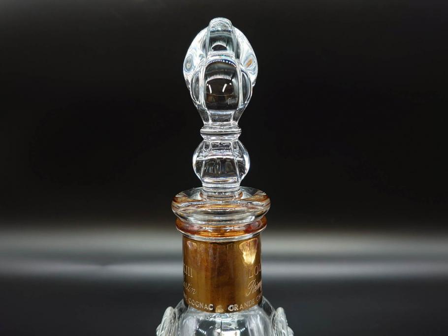 フランス　Baccarat　バカラ　REMY MARTIN(レミーマルタン ルイ13世)　CAMUS(カミュ)　高級感漂うデキャンタ3点セット(空ボトル、空き瓶、空瓶、デカンタ、酒器、飾りボトル、フルレッドクリスタルガラス、ディスプレイ、硝子)(R-079142)