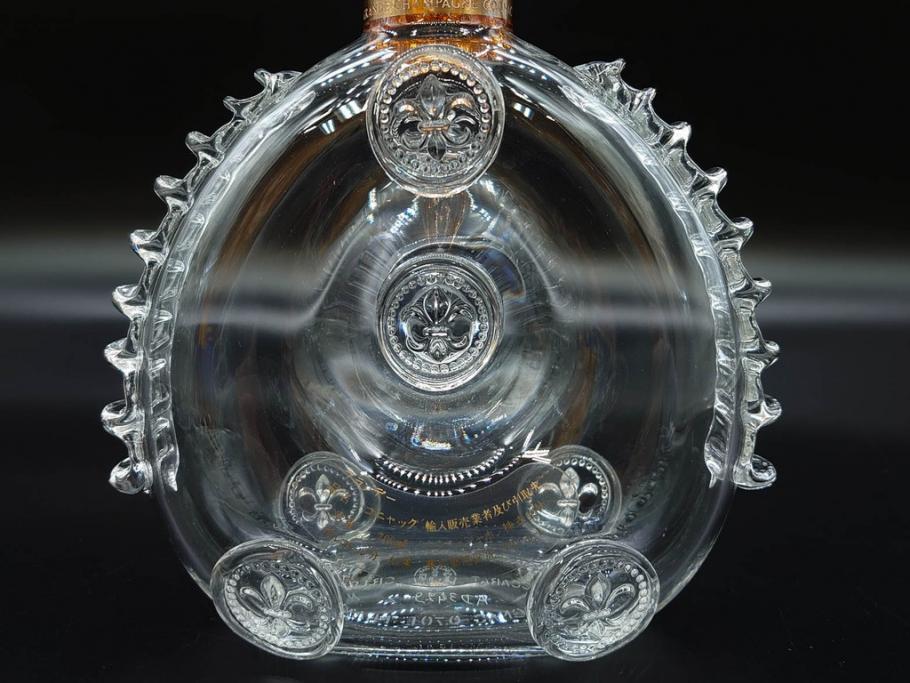 フランス　Baccarat　バカラ　REMY MARTIN(レミーマルタン ルイ13世)　CAMUS(カミュ)　高級感漂うデキャンタ3点セット(空ボトル、空き瓶、空瓶、デカンタ、酒器、飾りボトル、フルレッドクリスタルガラス、ディスプレイ、硝子)(R-079142)