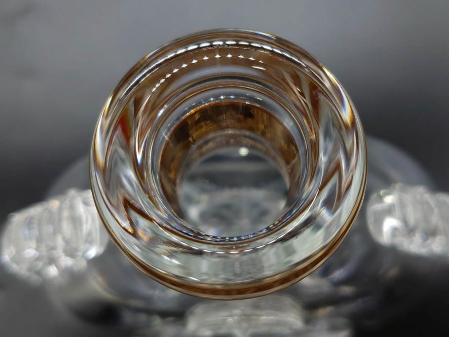 フランス　Baccarat　バカラ　REMY MARTIN(レミーマルタン ルイ13世)　CAMUS(カミュ)　高級感漂うデキャンタ3点セット(空ボトル、空き瓶、空瓶、デカンタ、酒器、飾りボトル、フルレッドクリスタルガラス、ディスプレイ、硝子)(R-079142)