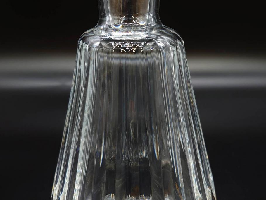 フランス　Baccarat　バカラ　REMY MARTIN(レミーマルタン ルイ13世)　CAMUS(カミュ)　高級感漂うデキャンタ3点セット(空ボトル、空き瓶、空瓶、デカンタ、酒器、飾りボトル、フルレッドクリスタルガラス、ディスプレイ、硝子)(R-079142)
