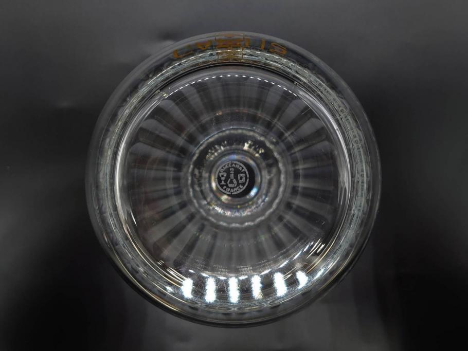 フランス　Baccarat　バカラ　REMY MARTIN(レミーマルタン ルイ13世)　CAMUS(カミュ)　高級感漂うデキャンタ3点セット(空ボトル、空き瓶、空瓶、デカンタ、酒器、飾りボトル、フルレッドクリスタルガラス、ディスプレイ、硝子)(R-079142)