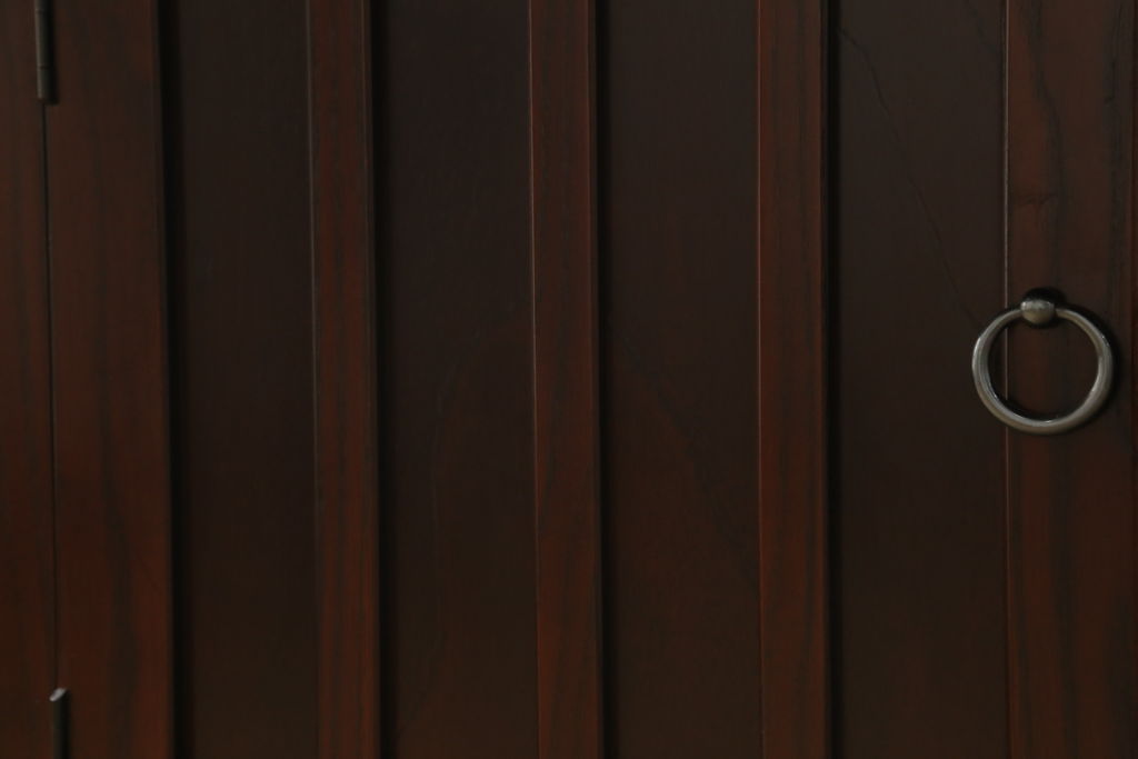 中古　筑後民芸　美しい木目が上質な和の雰囲気を演出する囲炉裏テーブル(ダイニングテーブル、火鉢)(定価約28万円)(R-051178)