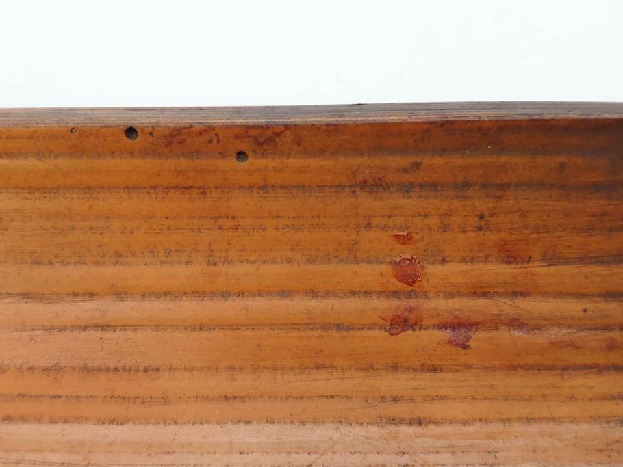 時代物　彫刻　繊細な彫りが魅力の茶合(花瓶の図、茶道具、煎茶道具、茶器、茶量、茶則、茶計、仙媒、茶媒、竹工芸)(R-079151)　