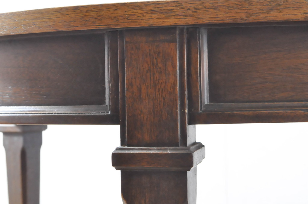中古　DREXEL HERITAGE(ドレクセルヘリテイジ)　Triune(トライユン)　品のある佇まいが魅力のダイニングテーブル(エクステンションテーブル、食卓、4人掛け、6人掛け、8人掛け)(R-065206)