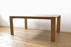 中古　CONDE HOUSE(カンディハウス)　BOLS(ボルス)　シンプルなデザインが魅力のダイニングテーブル(6人掛け、4人掛け、食卓、作業台)(R-065209)