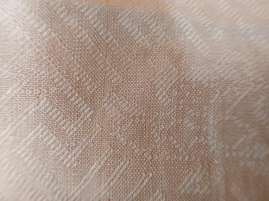 アンティーク　明治～大正期　正絹　刺繍　着物(古布、リメイク、絞り染め、金糸、衣装、和服、和装、女性、松、梅、花、鶴、ツル、鳥、シルク、日本、ジャパン、Japanese KIMONO)(R-079178)