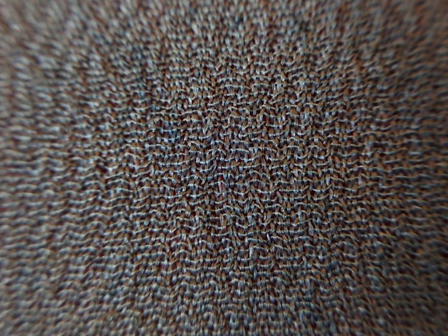 アンティーク　明治期　正絹　刺繍　縮緬　着物(古布、リメイク、絞り染め、衣装、和服、和装、女性、松竹梅、花、波、海、鶴、ツル、鳥、亀、カメ、シルク、日本、ジャパン、Japanese KIMONO)(R-079180)