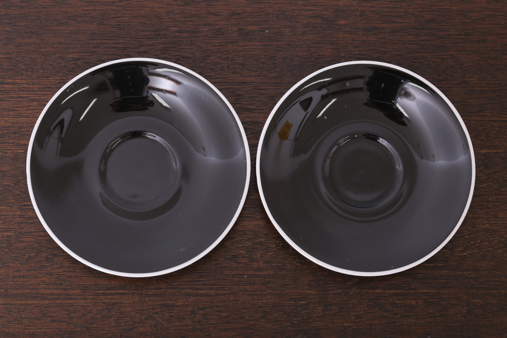 アンティーク雑貨　イギリス　Royal Albert(ロイヤルアルバート) MASQUERADE(マスカレード)シリーズ　カップ&ソーサー2客セット(洋食器)
