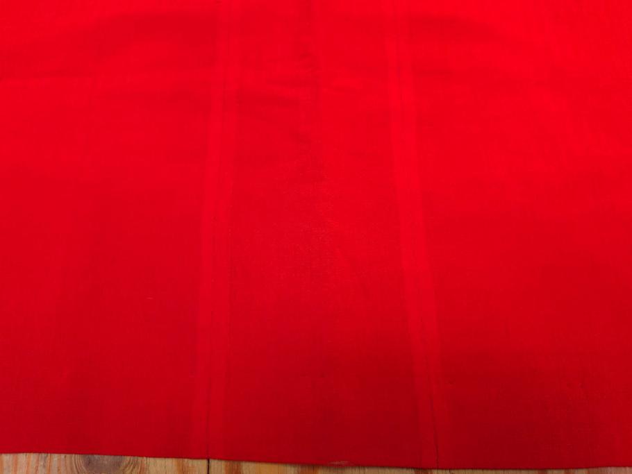 江戸～明治期　細かな刺繍が美しい掛袱紗(古裂、古布、リメイク、金糸、鶴、ツル、松竹梅、ふくさ、フクサ、帛紗、服紗、房付き)(R-079185)
