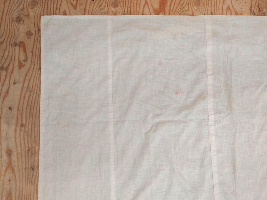 江戸～明治期　正絹　縮緬　緻密に刺繍された吉祥文様が素晴らしい古布(掛袱紗、リメイク、金糸、松竹梅、鶴、ツル、カメ、亀、古裂、服紗、フクサ、ふくさ、帛紗)(R-079186)
