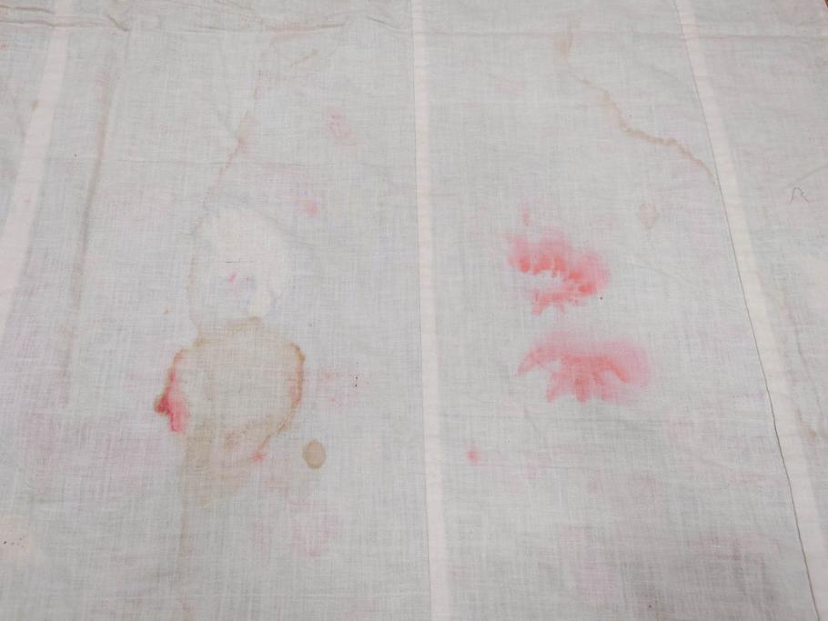 江戸～明治期　正絹　縮緬　緻密に刺繍された吉祥文様が素晴らしい古布(掛袱紗、リメイク、金糸、松竹梅、鶴、ツル、カメ、亀、古裂、服紗、フクサ、ふくさ、帛紗)(R-079186)