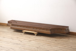 アメリカヴィンテージ　希少な廃版品　アメリカ高級家具　Ethan Allen(イーセン・アーレン)　花のデザインが魅力のバタフライサービスワゴン(キッチンワゴン、キッチンカート、サイドテーブル、ワゴンテーブル、キャスターワゴン、ビンテージ)(R-080353)