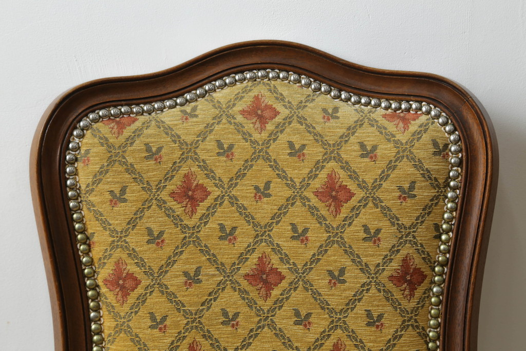 アメリカビンテージ　アメリカ輸入モデル　DREXEL HERITAGE(ドレクセルヘリテイジ)　Touraine(ツーレイン)　くつろぎの時間を演出するチェア2脚セット(椅子、イス、ダイニングチェア、ヴィンテージ)(R-070536)
