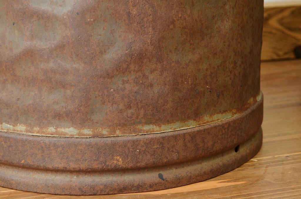 アンティーク 古いミルク缶・牛乳缶2個セット?昭和レトロ シャビー
