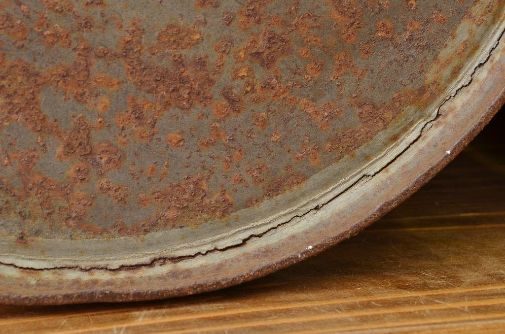 アンティーク 古いミルク缶・牛乳缶2個セット?昭和レトロ シャビー
