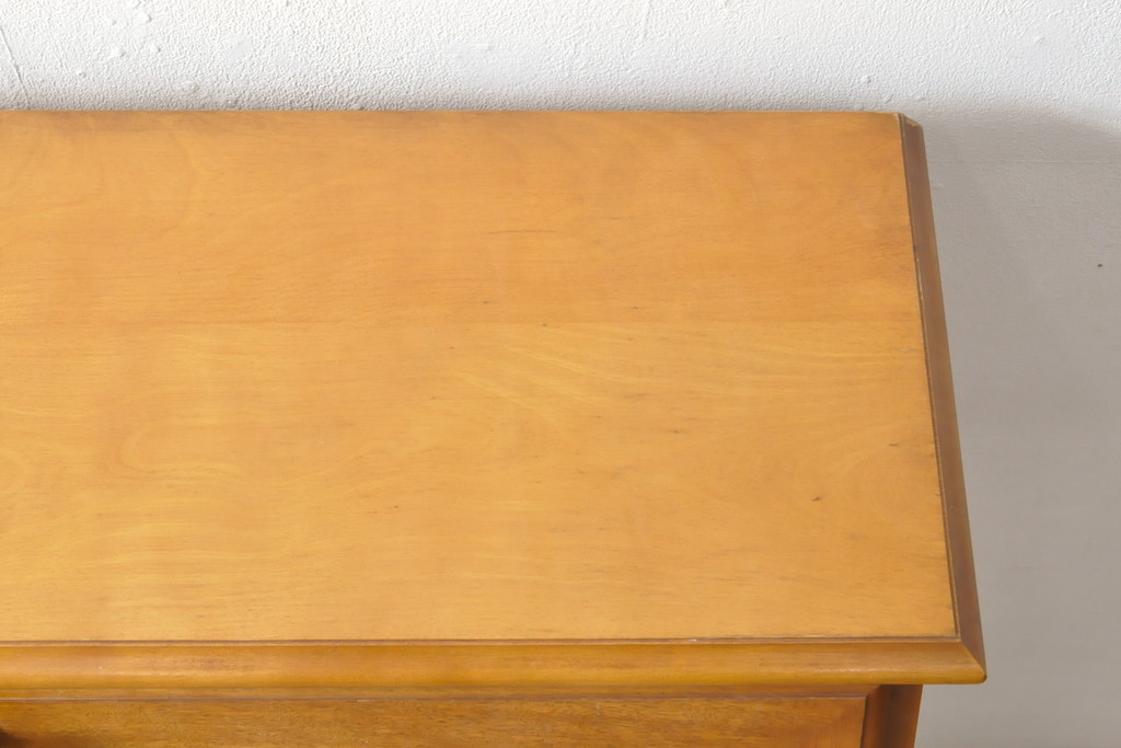 中古　美品　横浜クラシック家具　ダニエル(Daniel)　アーリーアメリカン　気品漂うライティングビューロー(ワークデスク、机、在宅ワーク、在宅用チェスト)(R-055011)