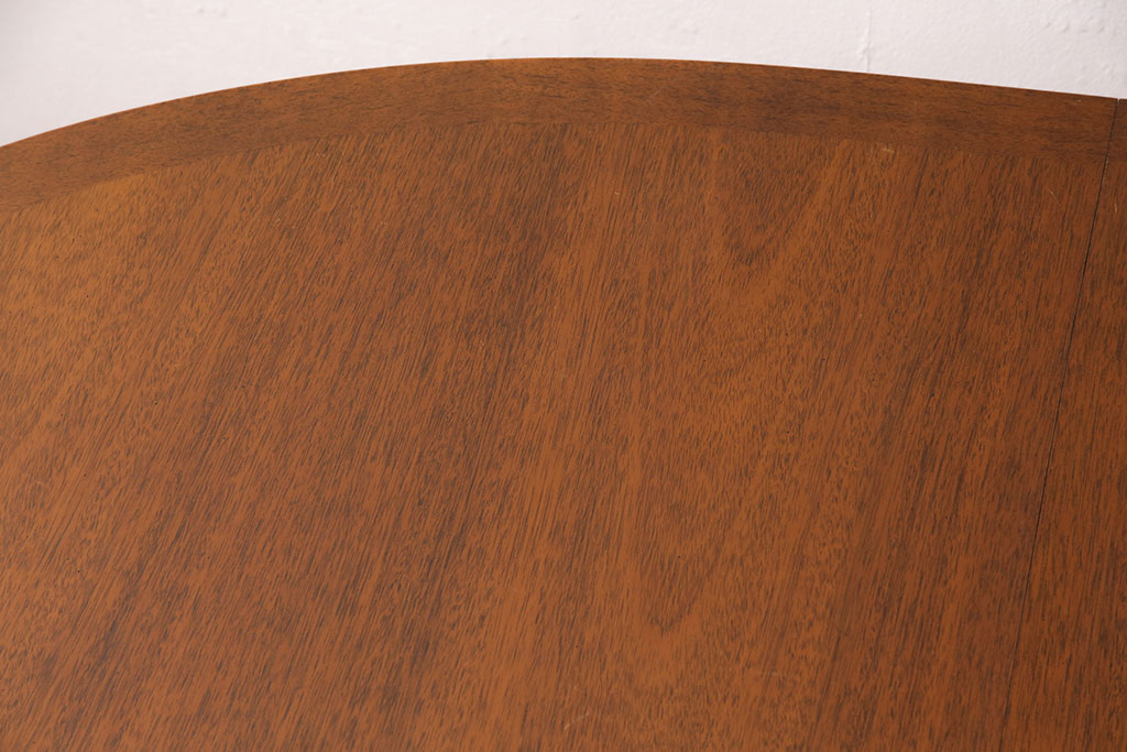 中古　美品　ブランド家具　DREXEL HERITAGE(ドレクセルヘリテイジ)　Triune(トライユン)　品のある佇まいがすてきなダイニングテーブル(エクステンションテーブル)(R-050026)