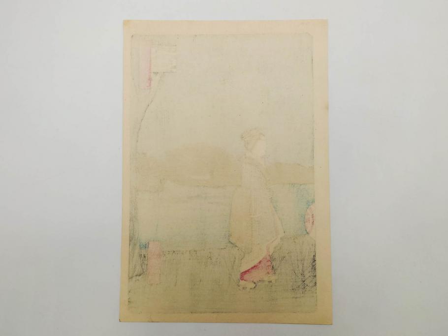 浮世絵師 歌川広重　東海道五拾三次之内 「庄野白雨」　名所江戸百景 「廓中東雲」「亀戸梅屋舗」「隅田川水神の森真崎」「上野清水堂不忍池」「亀戸天神境内」「増上寺塔赤羽根」「王子装束ゑの木大晦日の狐火」「真乳山山谷堀夜景」　版画9枚セット(絵画、木版画、多色摺り、浮世絵、人物、風景、鳥、花、藤、桜、雨、雪、寺社仏閣、橋)(R-079287)
