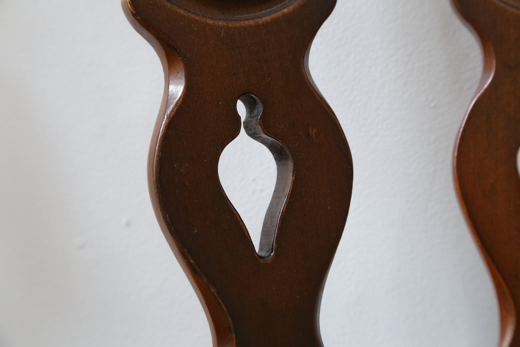 イギリスビンテージ　ERCOL(アーコール)　上品な佇まいのシスルバックチェア4脚セット(ダイニングチェア、椅子、イス、板座チェア、ウィンザーチェア、ウインザーチェア、ヴィンテージ、英国)(R-065625)