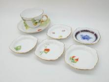 イギリスビンテージ　 ROYAL DOULTON(ロイヤルドルトン)　monteigne　スープカップトリオ4客セット(洋食器)