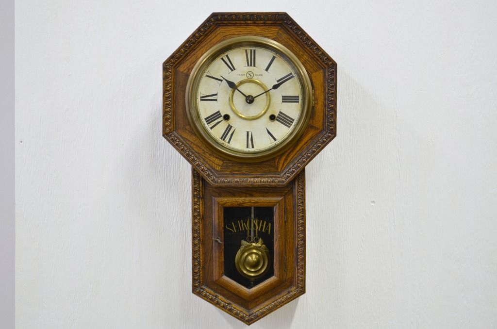 古いボンボン時計　アンティークA(3)