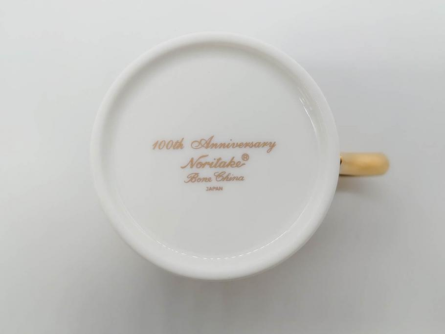 ノリタケ　Noritake　四季彩舞曲　100周年記念　洗練された四季折々のデザインが美しいコーヒーカップ&ソーサー6客セット(絵変り6客揃、デミタス碗皿、梅、桜、杜若、秋草、吹寄せ、鶴、金彩、C&S、洋食器)(R-073660)