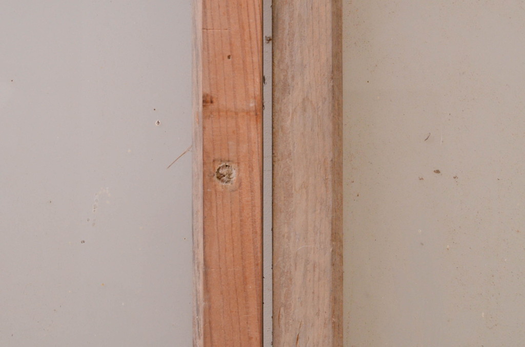 アンティーク建具　大正ロマン　どこか懐かしい雰囲気漂うガラス窓4枚セット(引き戸、ガラス戸)(R-071104)