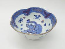江戸期　古伊万里　豆皿など5点(染付微塵唐草、成化年製、雛道具)(R-047445)