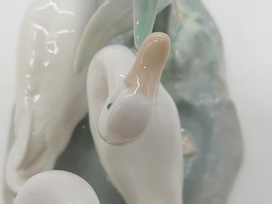 スペイン　リヤドロ　LLADRO　3匹のアヒル　生き生きとしたアヒルが魅力的なフィギュリン(陶器人形、置物、オブジェ、カタツムリ)(R-073766)