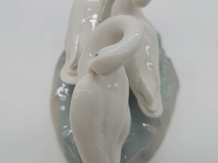 スペイン　リヤドロ　LLADRO　3匹のアヒル　生き生きとしたアヒルが魅力的なフィギュリン(陶器人形、置物、オブジェ、カタツムリ)(R-073766)