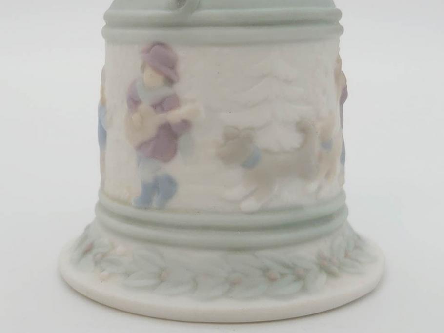 スペイン　リヤドロ　LLADRO　可愛いお祈り　オレンジがいっぱい　ベル　一つ一つ違う魅力が目を惹くフィギュリン3個セット(天使、エンジェル、女の子、陶器人形、置物、オブジェ)(R-073769)