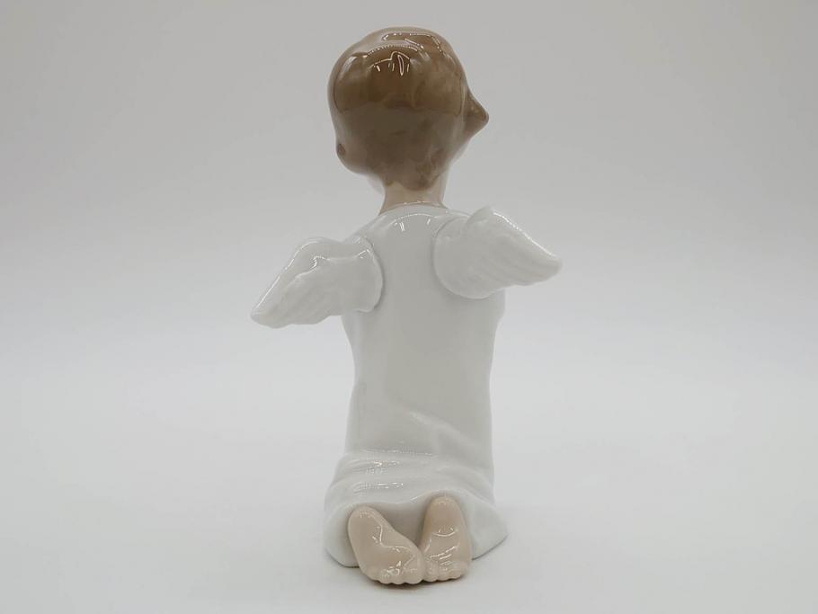 スペイン　リヤドロ　LLADRO　可愛いお祈り　オレンジがいっぱい　ベル　一つ一つ違う魅力が目を惹くフィギュリン3個セット(天使、エンジェル、女の子、陶器人形、置物、オブジェ)(R-073769)