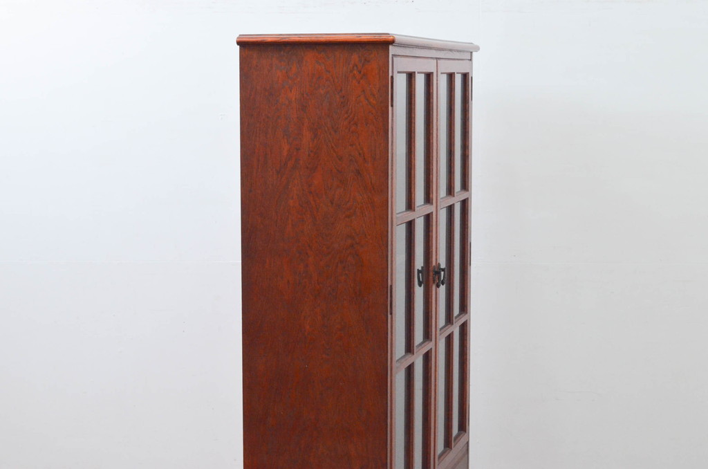 中古　美品!!　三越家具(現カントリーハウス)　Brugge(ブルージュ)　シンプルなデザインで取り入れやすいブックケース(本箱、本棚、書棚、収納棚、戸棚、キャビネット、飾り棚)(R-078049)