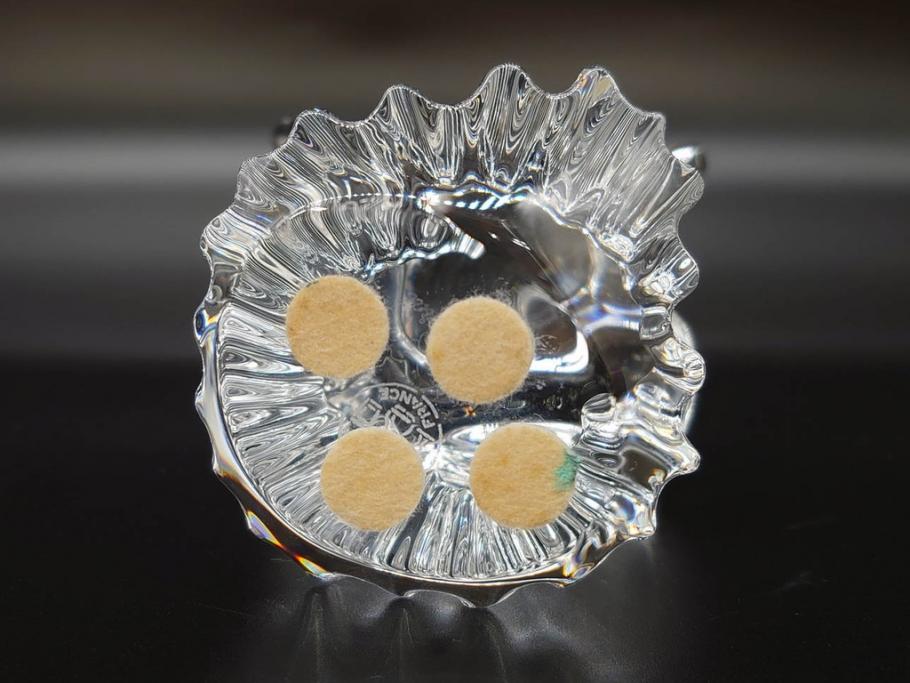 フランス Baccarat バカラ 天使 楽器を演奏する姿が愛らしいオブジェ2体セット(エンジェル、フルレッドクリスタルガラス、置物)(R-073815)  | ラフジュ工房