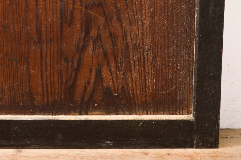 和製アンティーク　時代の味わいが趣溢れる帯戸1枚(板戸、引き戸、建具)(R-055081)
