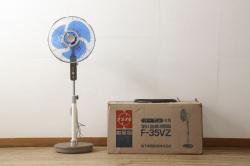 レトロ雑貨　激レア!!　松下電器産業　ナショナル扇風機　　箱付き(National、3枚羽)(R-061567)